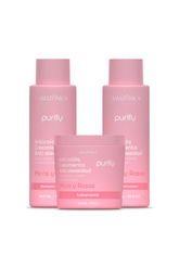 Kit Purify, Anticaida, Antioleosidad Y Nutrición Amazónica