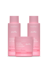 Kit Purify, Anticaida, Antioleosidad Y Nutrición Amazónica