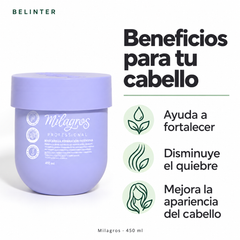 Mascarilla Professional Reparación Intensiva Milagros 450 ml - Beneficios