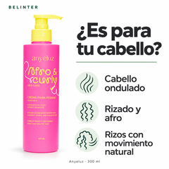Crema para Peinar Afro & Curly Anyeluz 300 ml - Tipo de cabello