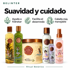 Kit Ritual Botánico para hidratación, desenredo y un cabello más manejable.