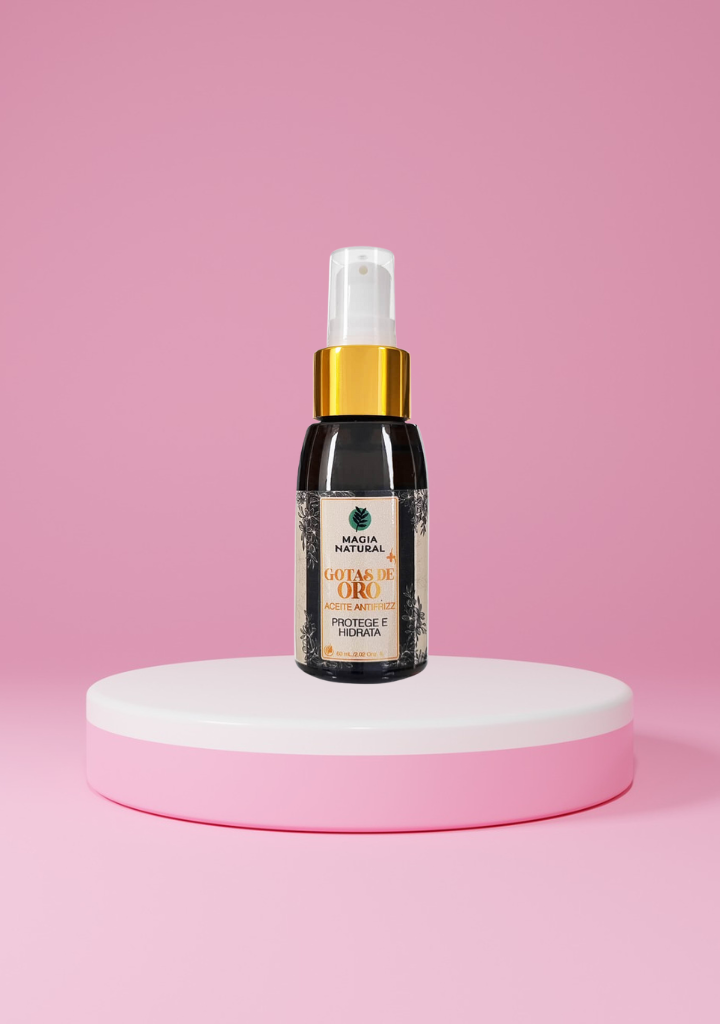 Aceite Antifrizz Gotas De Oro 60 Ml Magia Natural