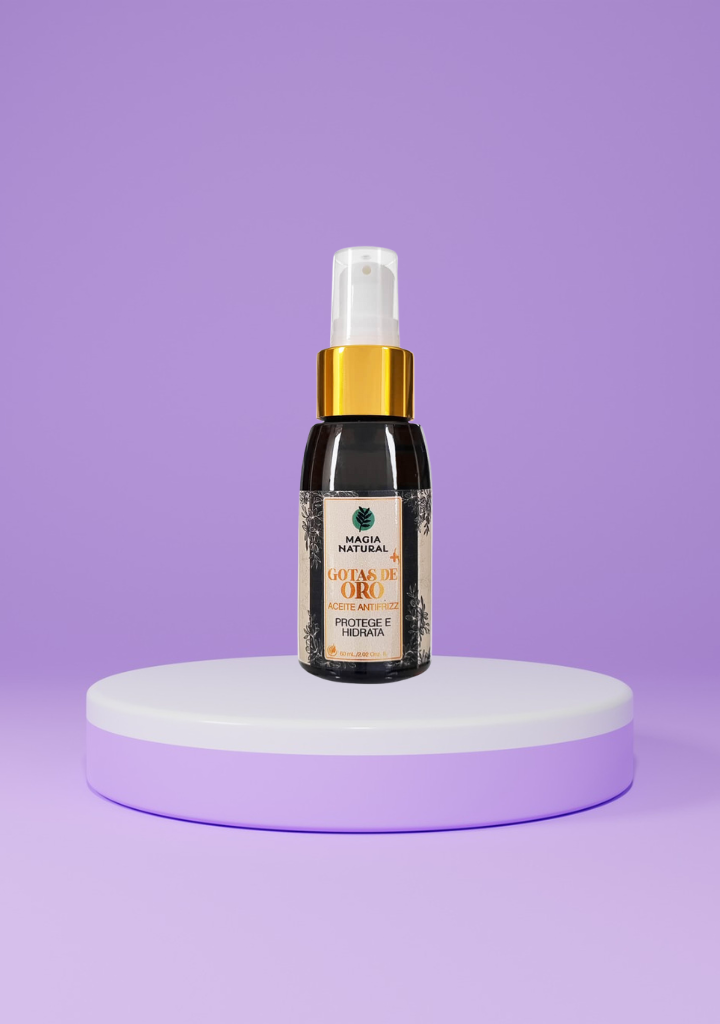Aceite Antifrizz Gotas De Oro 60 Ml Magia Natural