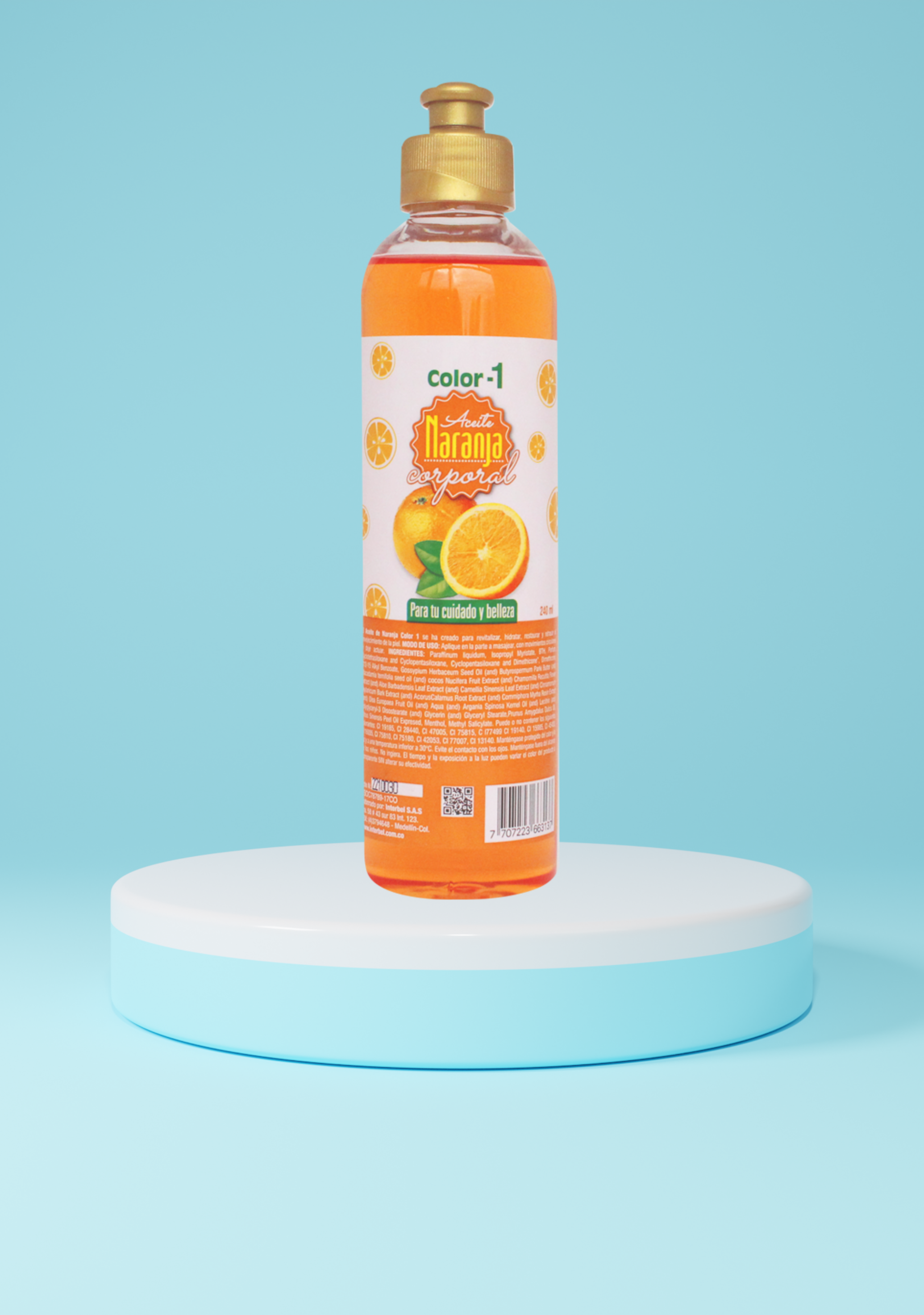 Aceite Corporal De Naranja  X 240 Ml