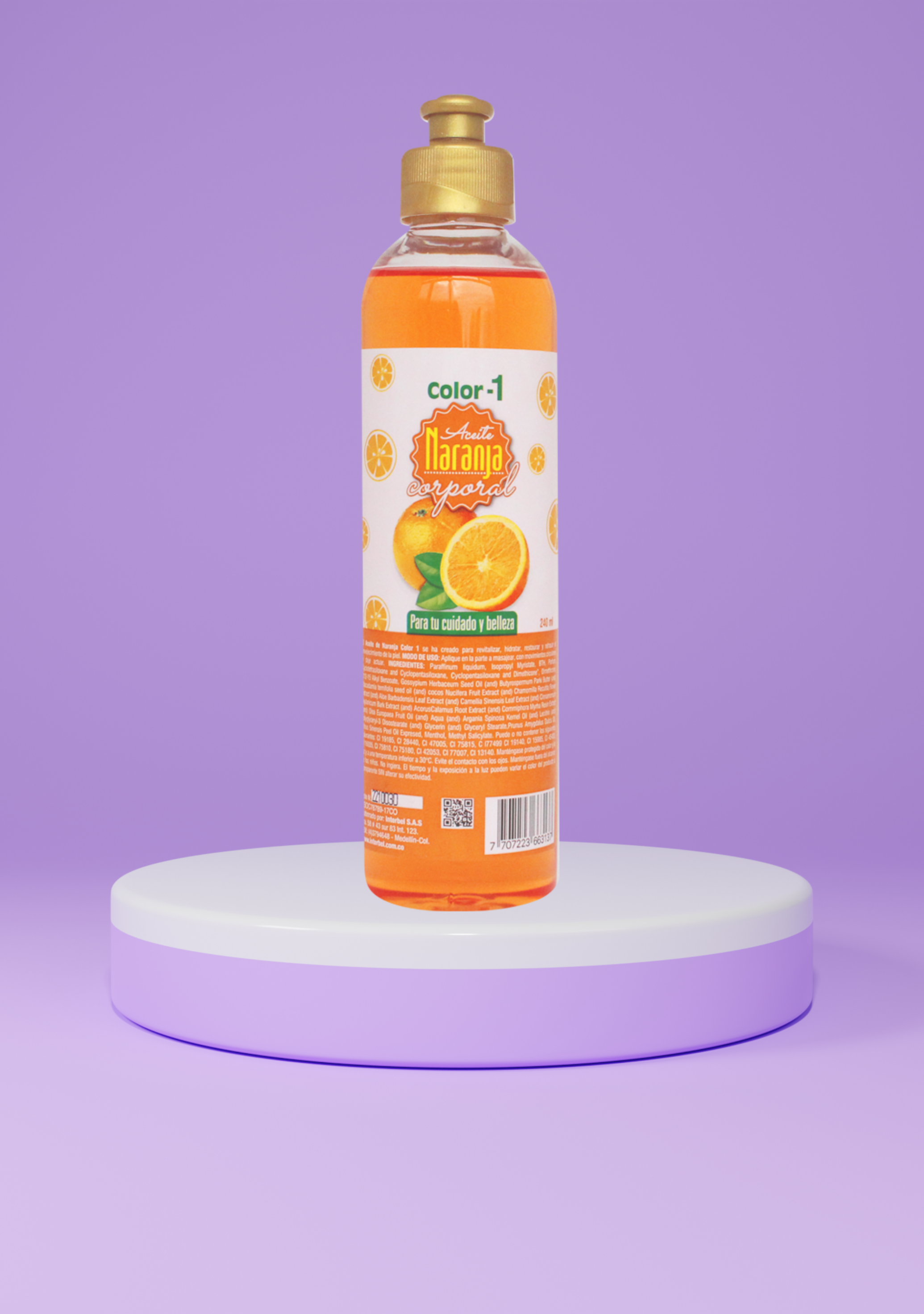 Aceite Corporal De Naranja X 120 Ml