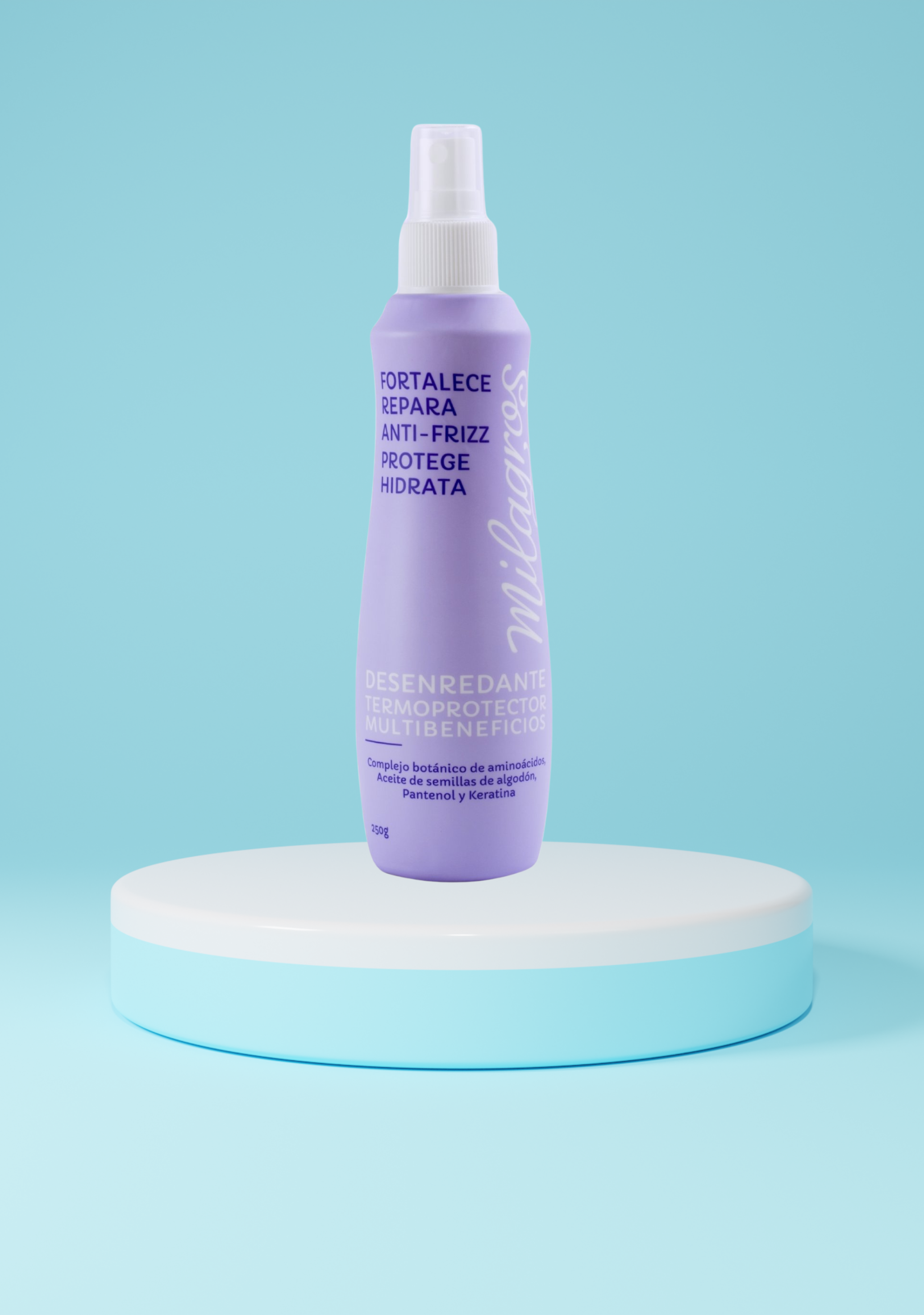 Desenredante Termoprotector Multibeneficios Milagros x 250 ml
