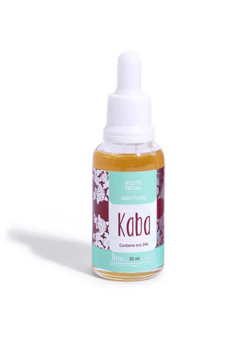 Aceite Facial De Oro 24 K Kaba x 30 Ml