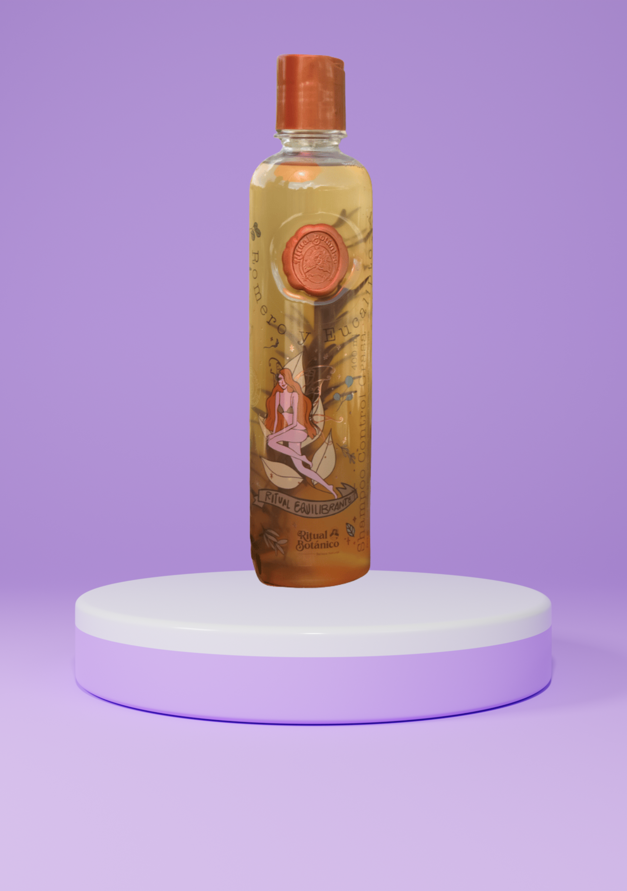 Shampoo Control Grasa De Romero Y Eucalipto Ritual Botanico 400 Ml