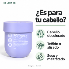 Mascarilla Professional Reparación Intensiva Milagros 450 ml - Tipo de cabello