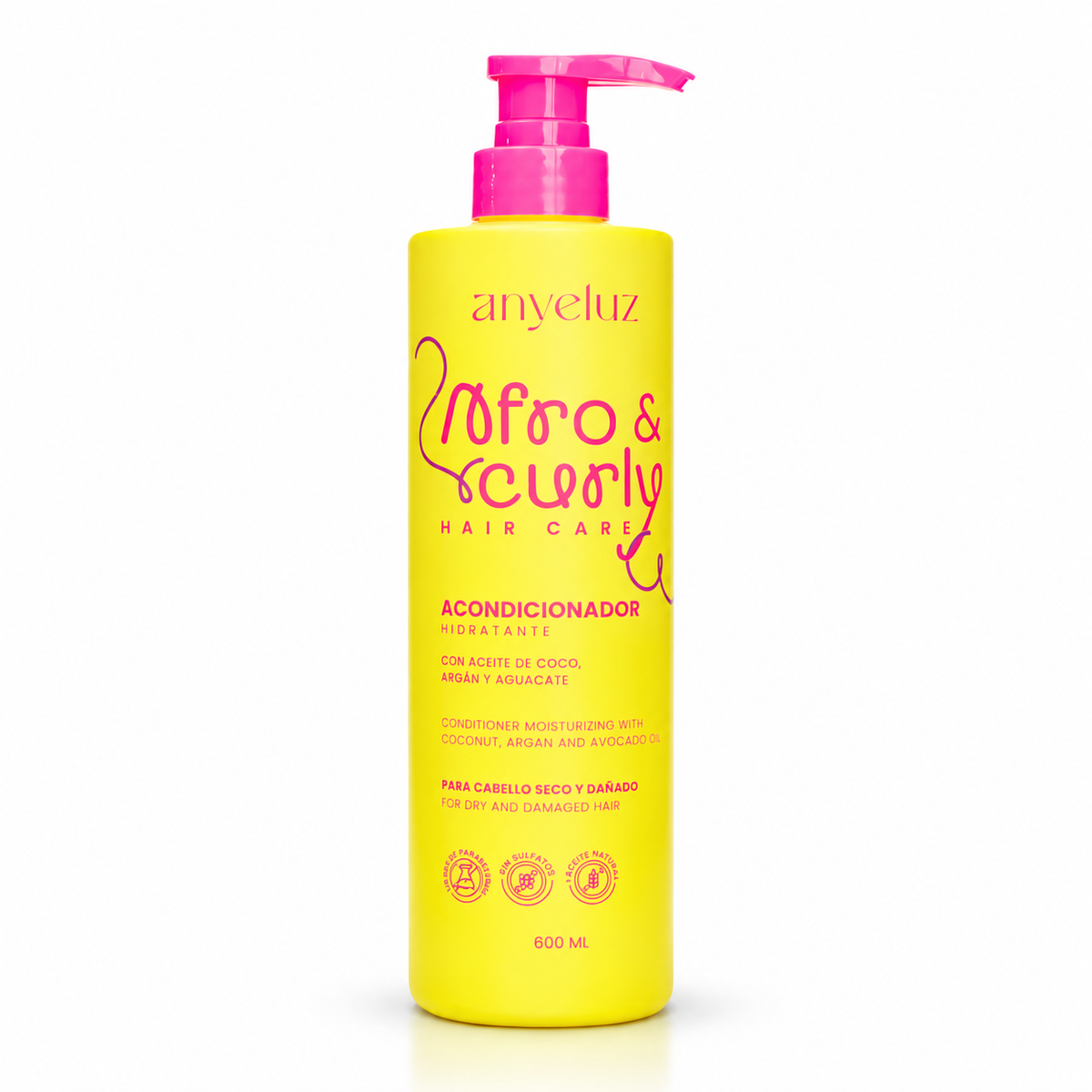 Acondicionador Afro & Curly Anyeluz 600 ml - Portada
