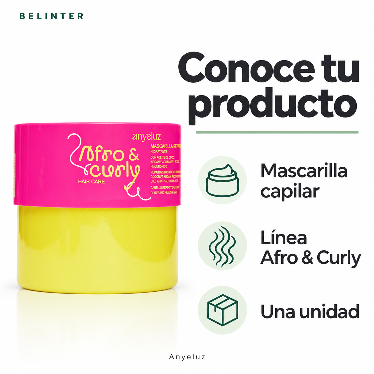 Tratamiento Afro & Curly Anyeluz - Presentación