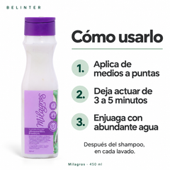 Acondicionador Ultra Nutritivo Milagros 450 ml - Modo de uso