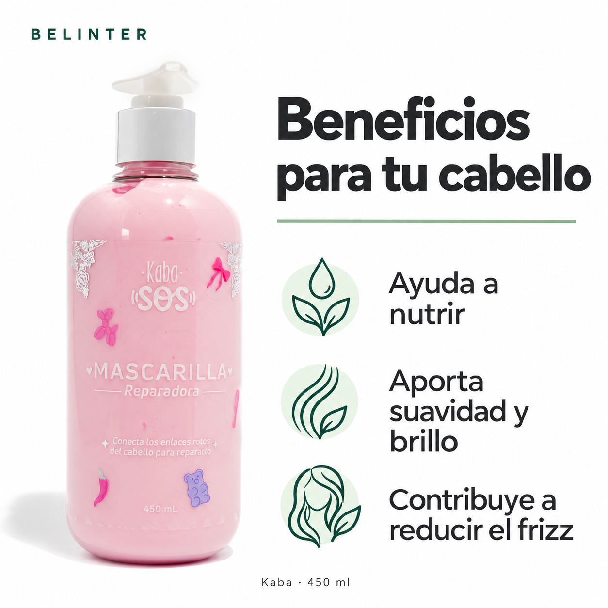 Tratamiento Reparador SOS Kaba 450 ml - Beneficios