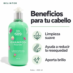 Shampoo Reparador SOS Kaba 450 ml - Beneficios