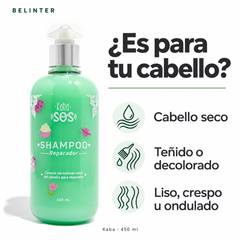 Shampoo Reparador SOS Kaba 450 ml - Tipo de cabello