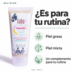 Mascarilla Facial de Banano Kaba 200 ml - Rutina facial