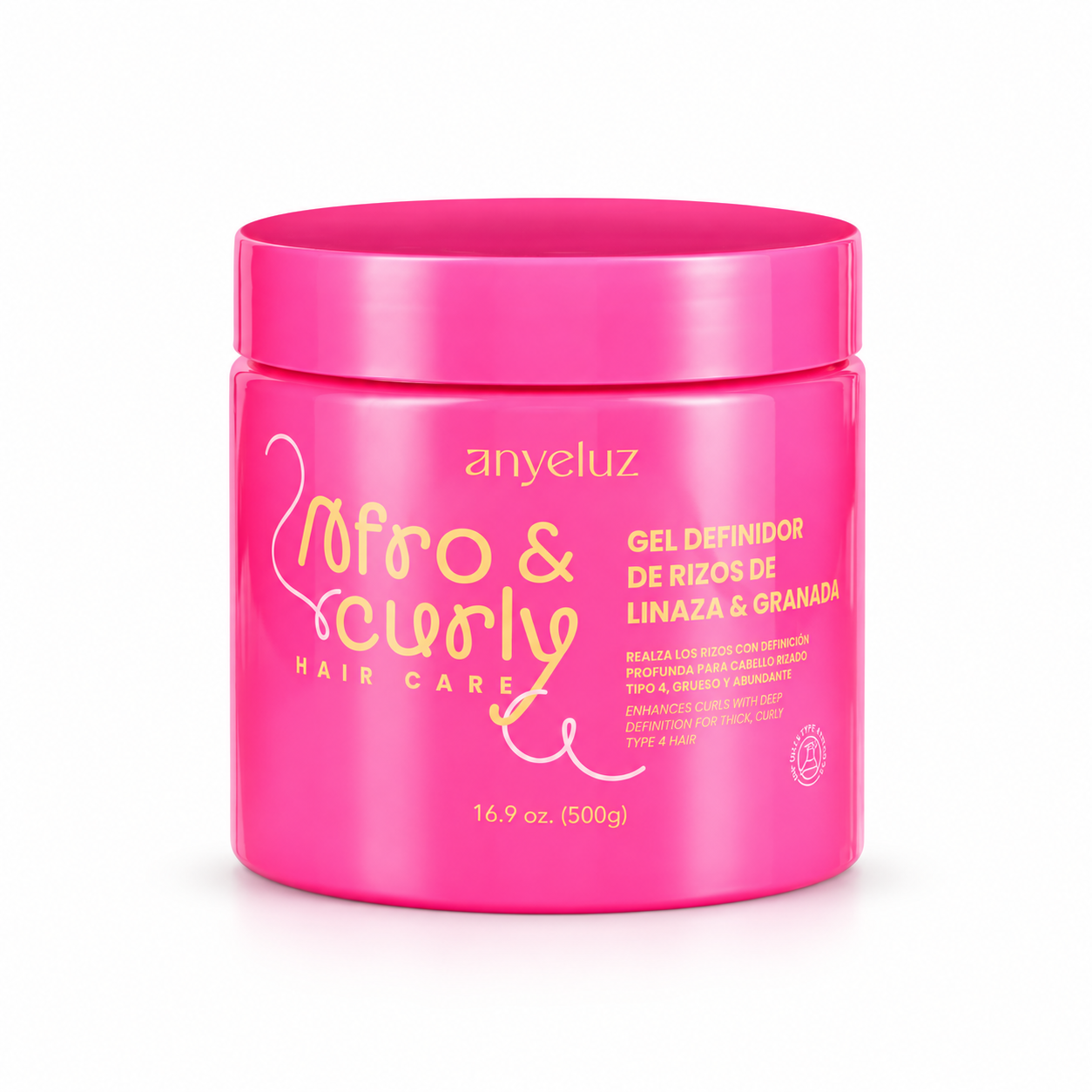 Gel Definidor de Rizos Afro & Curly Anyeluz 500 g - Portada