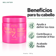 Gel Definidor de Rizos Afro & Curly Anyeluz 500 g - Beneficios
