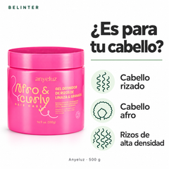 Gel Definidor de Rizos Afro & Curly Anyeluz 500 g - Tipo de cabello