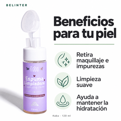 Espuma Limpiadora Facial Kaba 120 ml - Beneficios