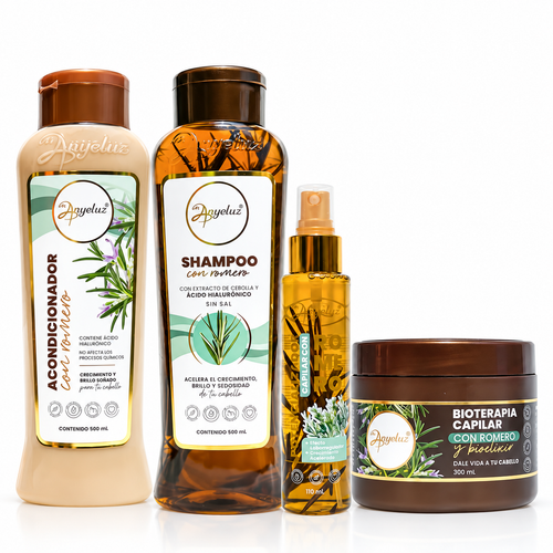 Kit Potencializador Anyeluz con Romero: cuatro productos