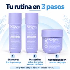Kit Línea Professional Milagros – 3 productos - Modo de uso