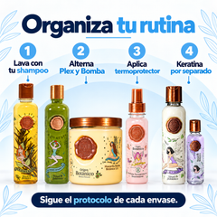 Kit Ritual Botánico con Keratina – Modo de uso y keratina por separado