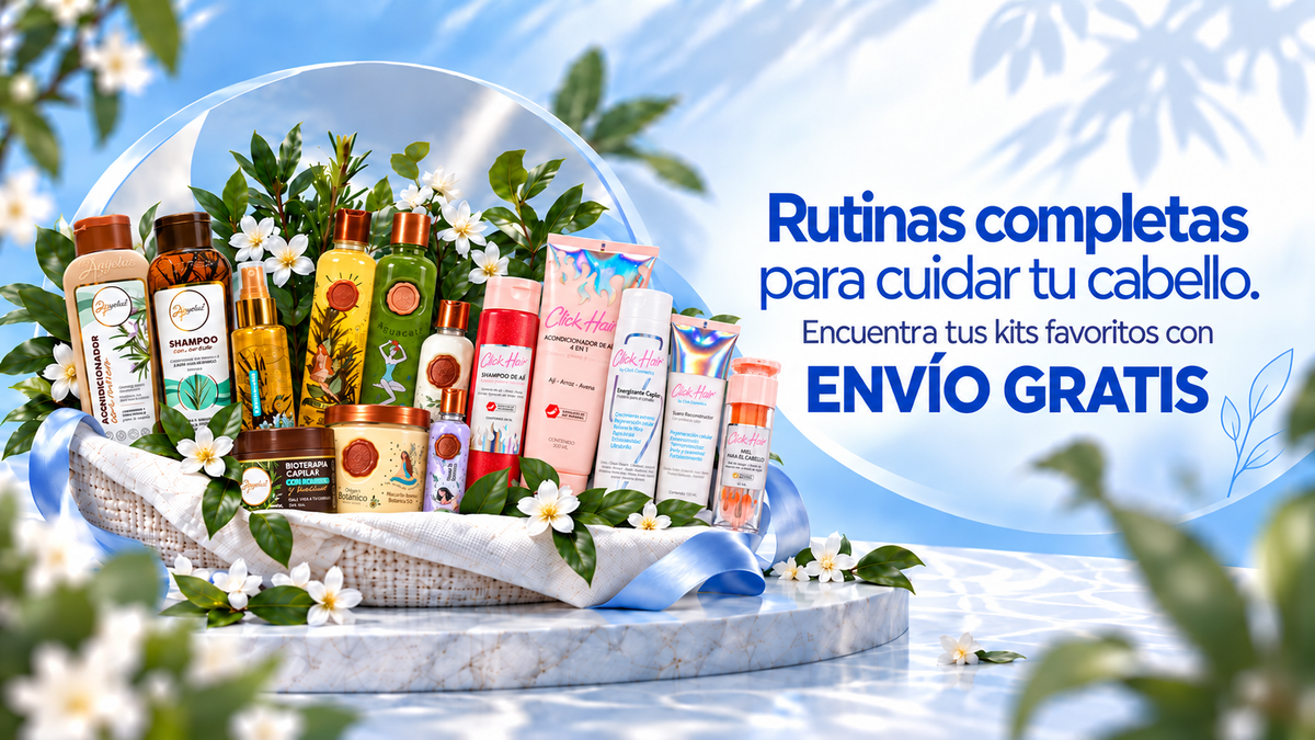 Kits Anyeluz con Romero, Ritual Botánico y SOS Reparación Click Hair